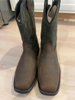 Work Boots Cowboy Steel Toe Hytest